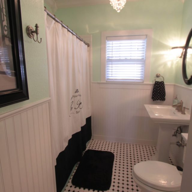 Our Bathroom Renovation: Updating a Vintage Green Bathroom