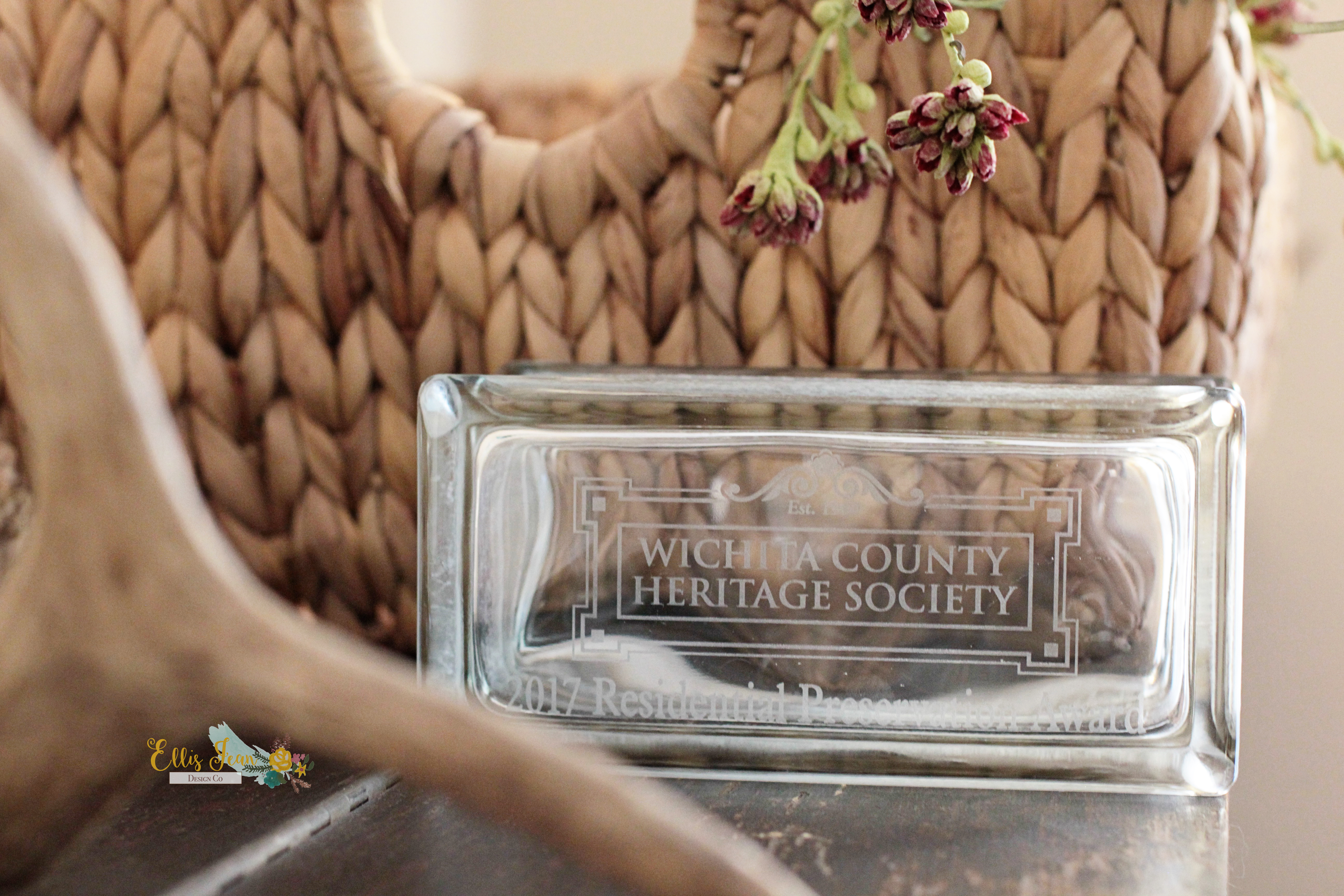 Wichita County Heritage Society Preservation Award