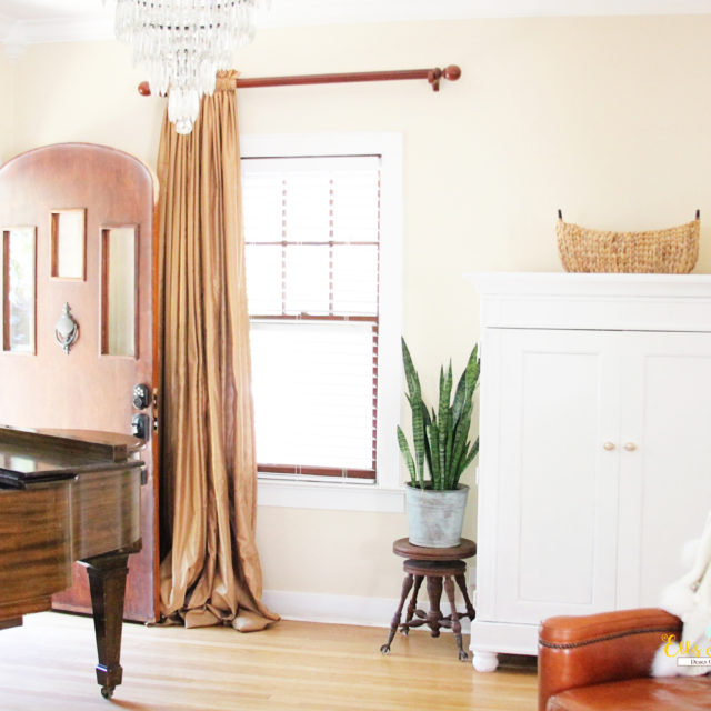 Chalk Painted Media Cabinet