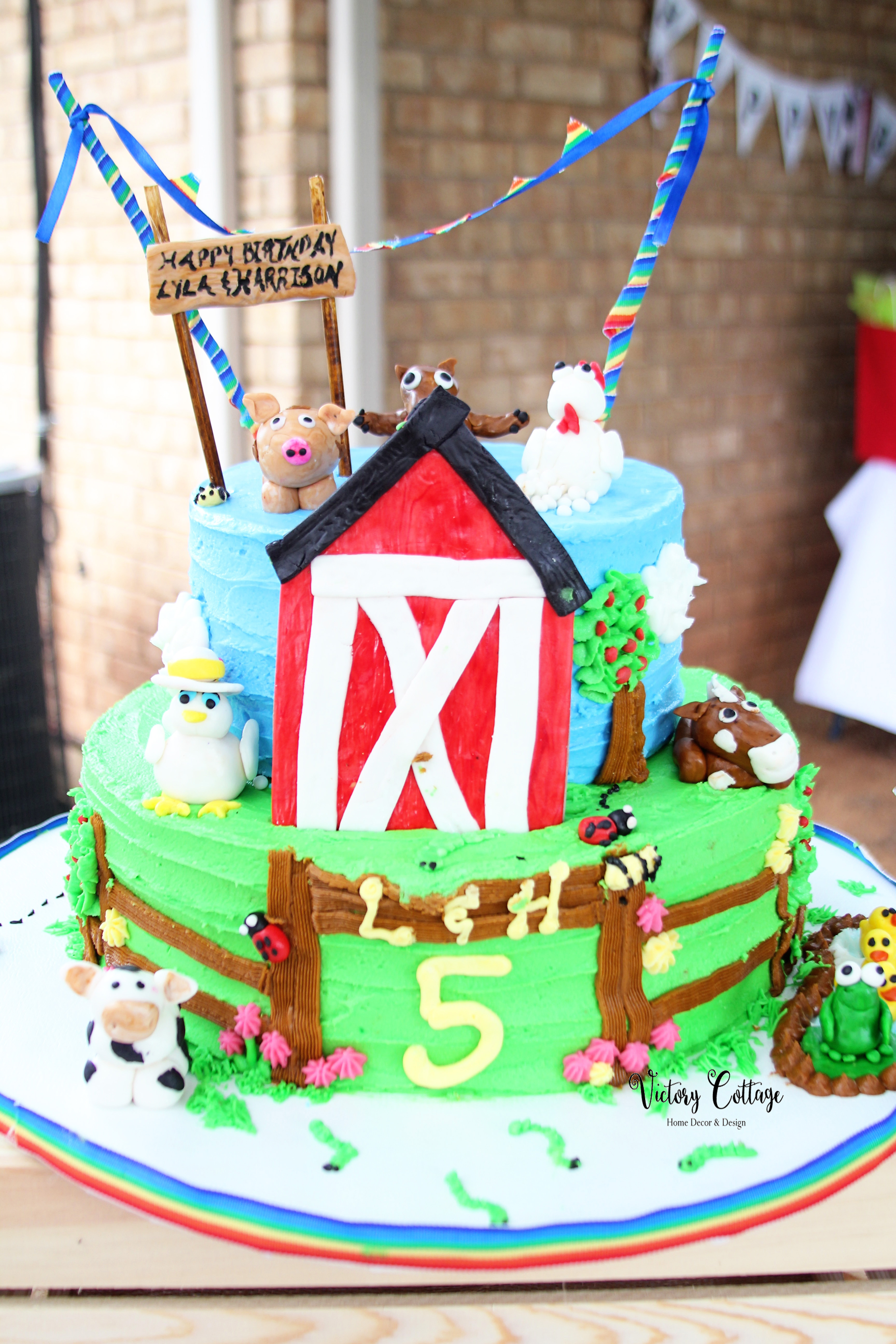 Harrison and Lyla's 5th Birthday Farm Party: Down on the Farm