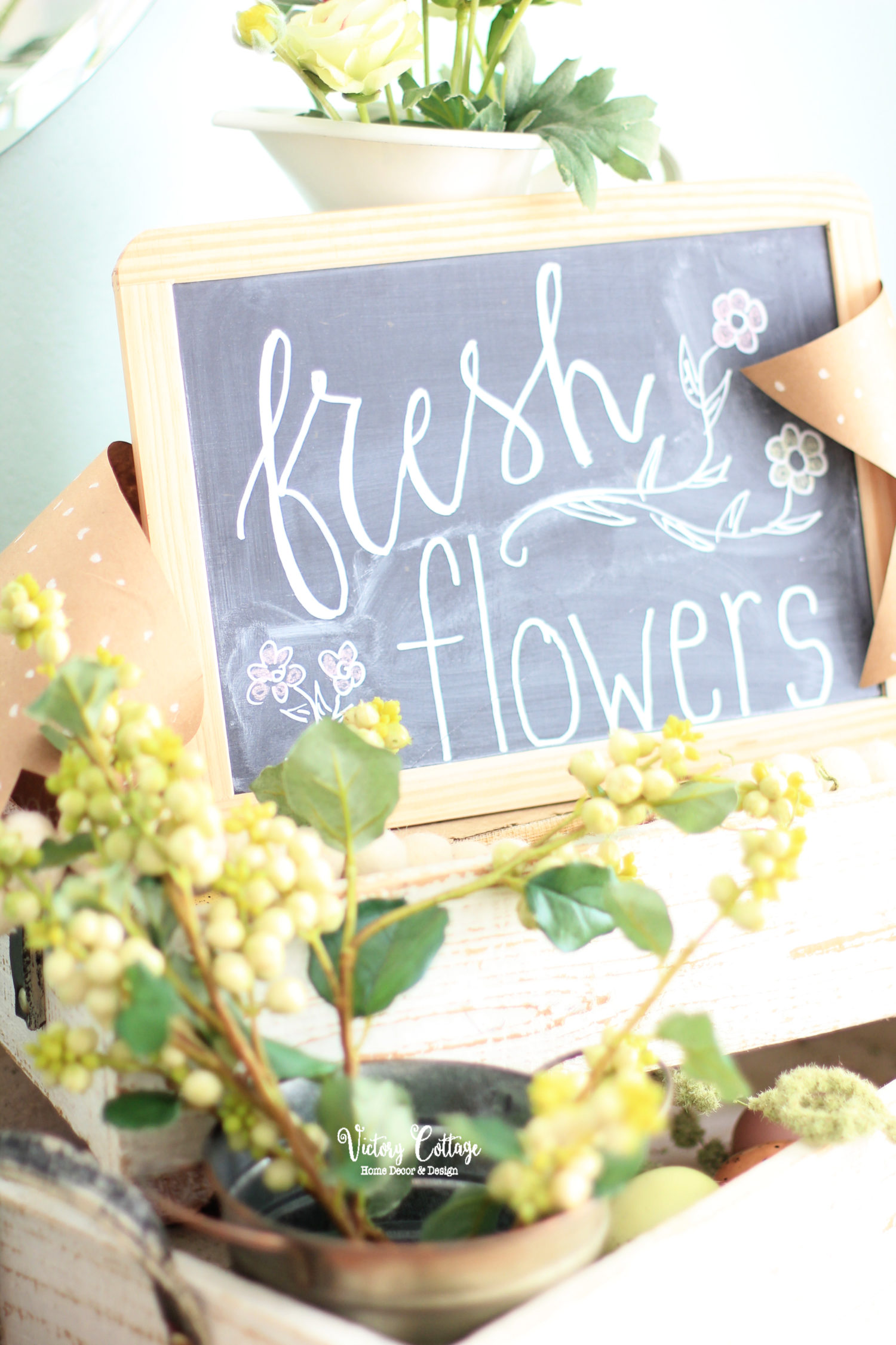 Spring Flower Vignette