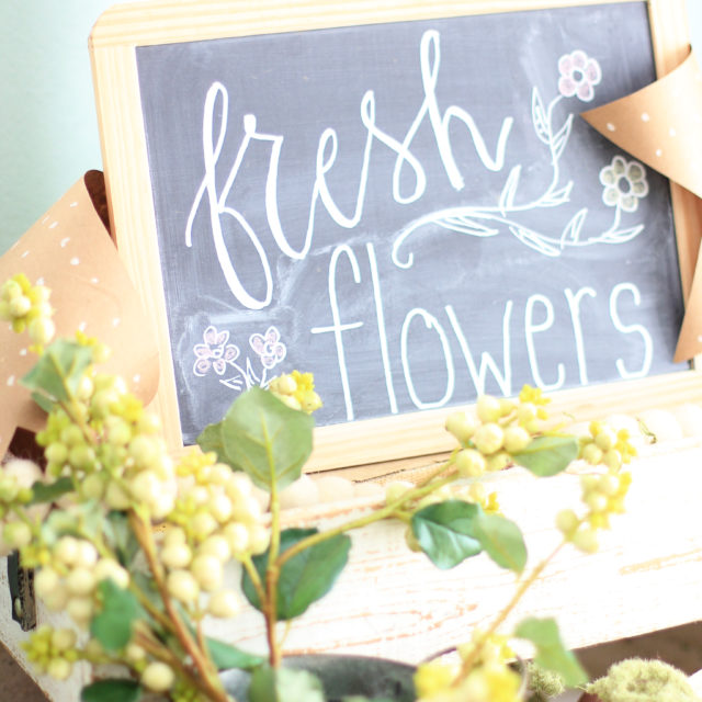 Spring Flower Vignette