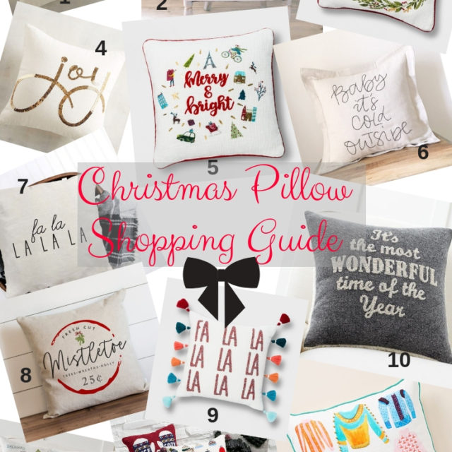 Christmas Throw Pillow Shopping Guide