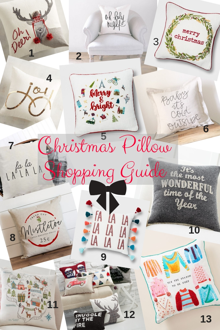 Christmas Throw Pillow Shopping Guide