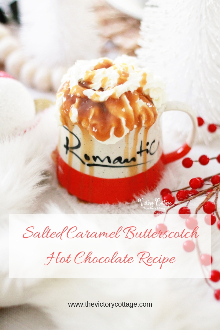 Salted Caramel Butterscotch Hot Chocolate Recipe