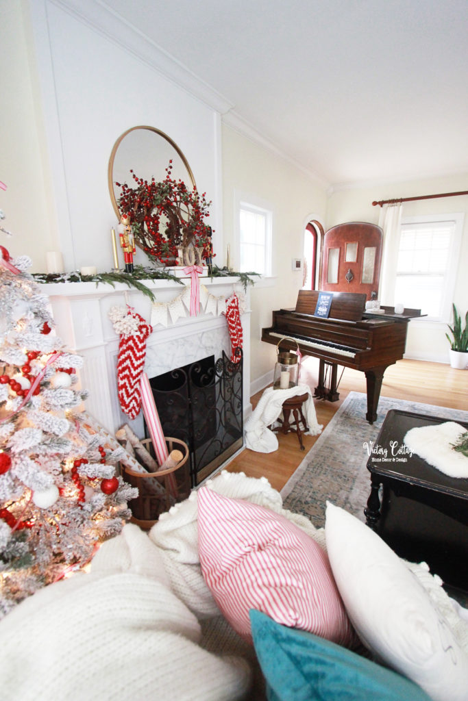 Christmas house tour living room 