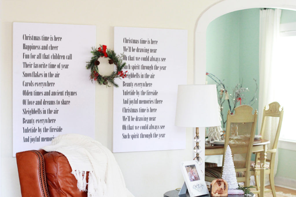 Christmas living room decor house tour