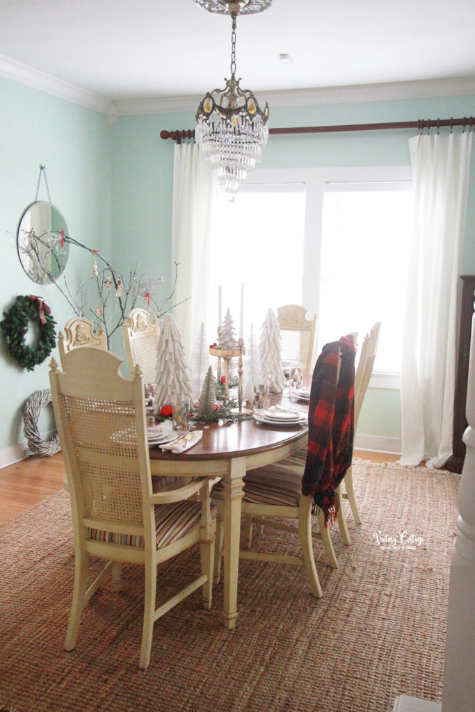 christmas dining room house tour