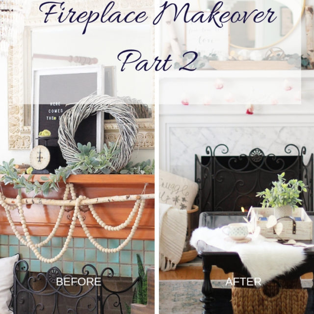 Fireplace Makeover Part 2