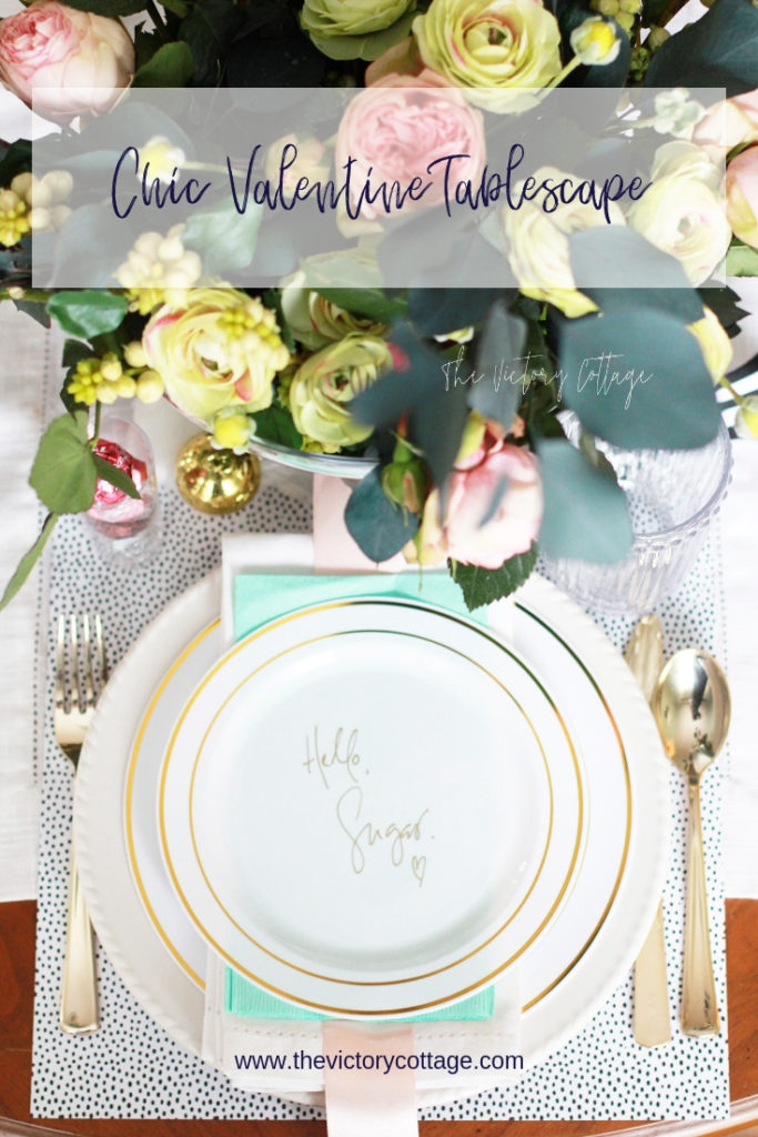 Chic Valentine Tablescape