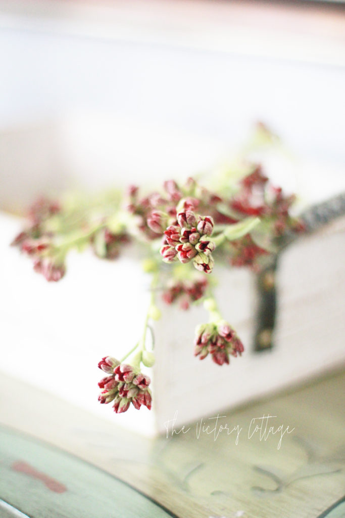 Spring decor in the master bedroom