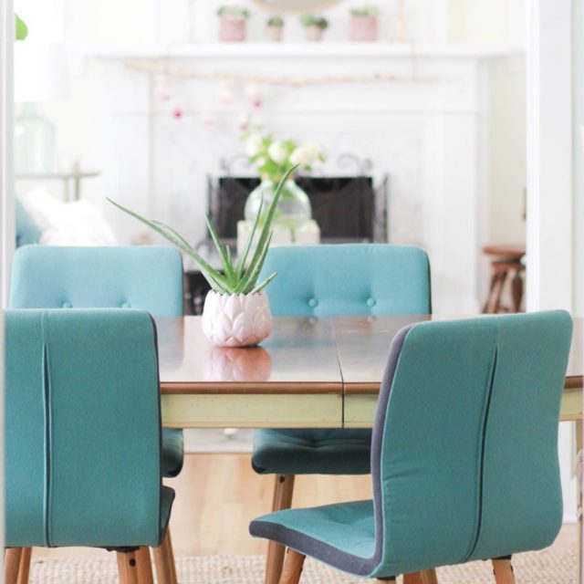 Modern Teal Dining Chairs and a Life Update
